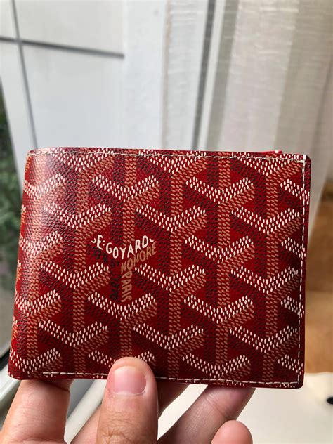 de goyard wallet|goyard men's wallet price 2022.